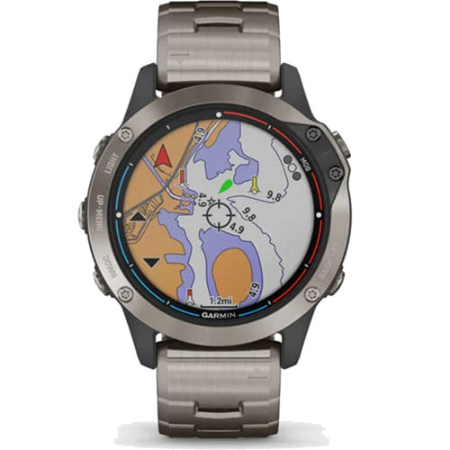 Garmin Quatix 6 Titanium Premium Marine Smartwatch